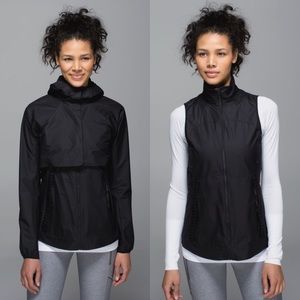 NEW Lululemon Best Vest Black Rain Jacket 8